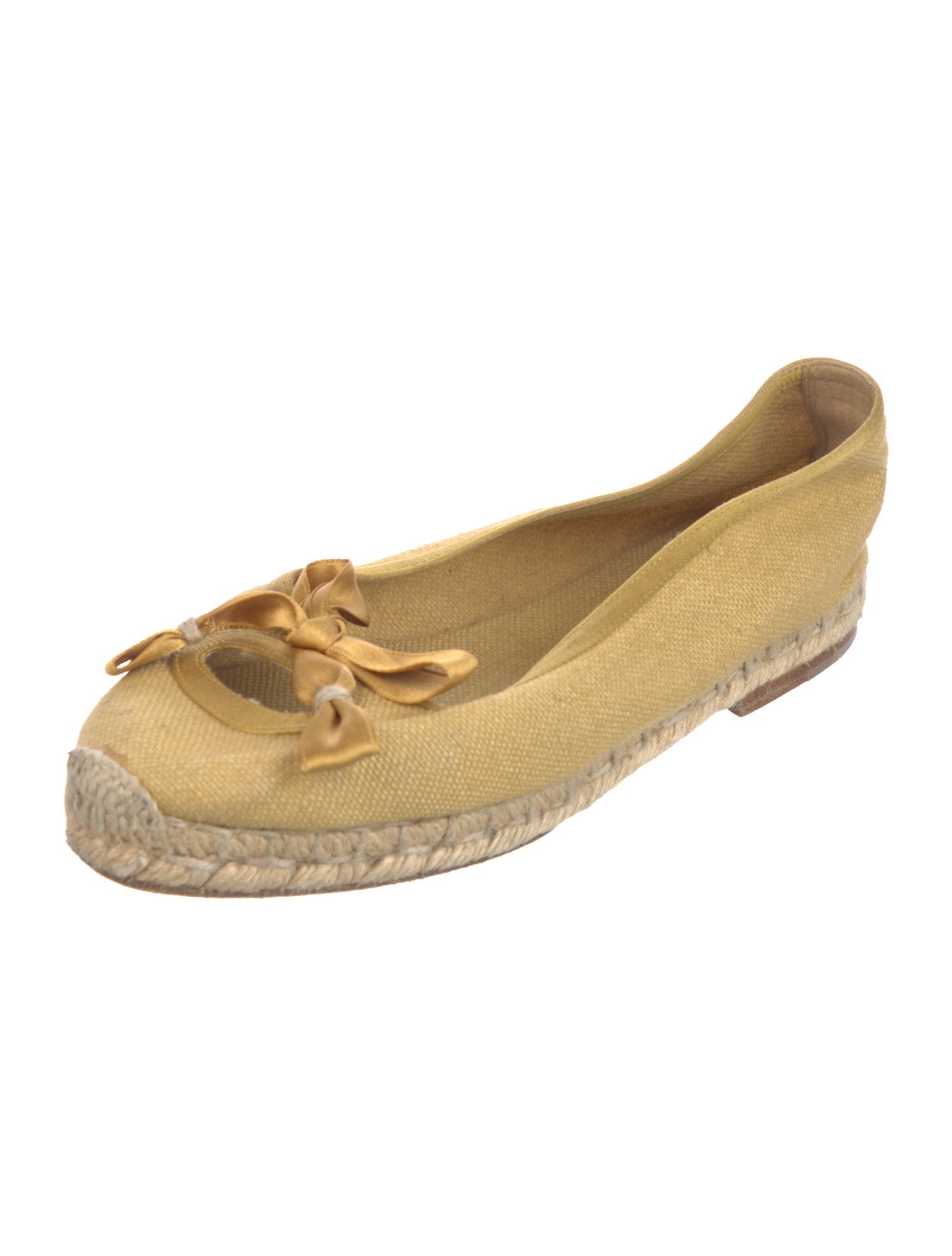 Bottega Veneta Canvas Bow Accents Espadrilles