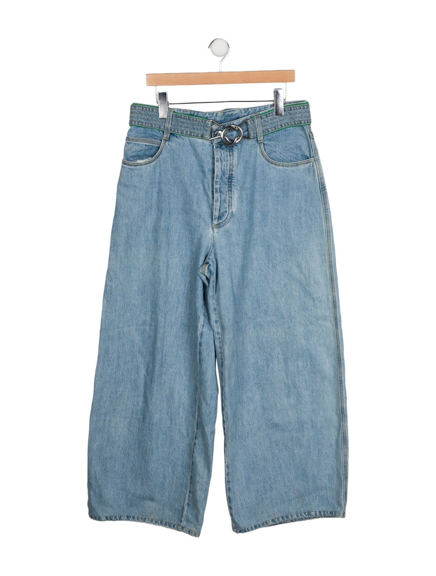 Bottega Veneta High-Rise Wide Leg Jeans