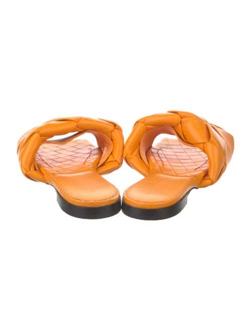 Bottega Veneta Intrecciato Weave Leather Slides