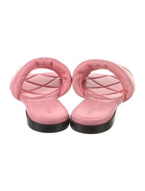 Bottega Veneta Quilted Pattern Leather Slides