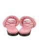 Bottega Veneta Quilted Pattern Leather Slides