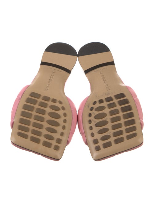 Bottega Veneta Quilted Pattern Leather Slides
