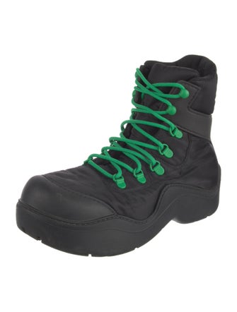 Bottega Veneta Nylon Combat Boots