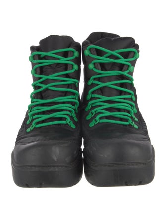 Bottega Veneta Nylon Combat Boots