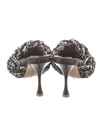 Bottega Veneta Intrecciato Weave Braided Accents Slides