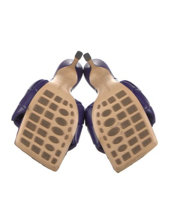 Bottega Veneta Intrecciato Weave Leather Slides