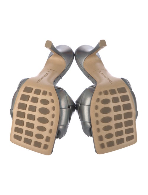 Bottega Veneta Intrecciato Weave Leather Slides