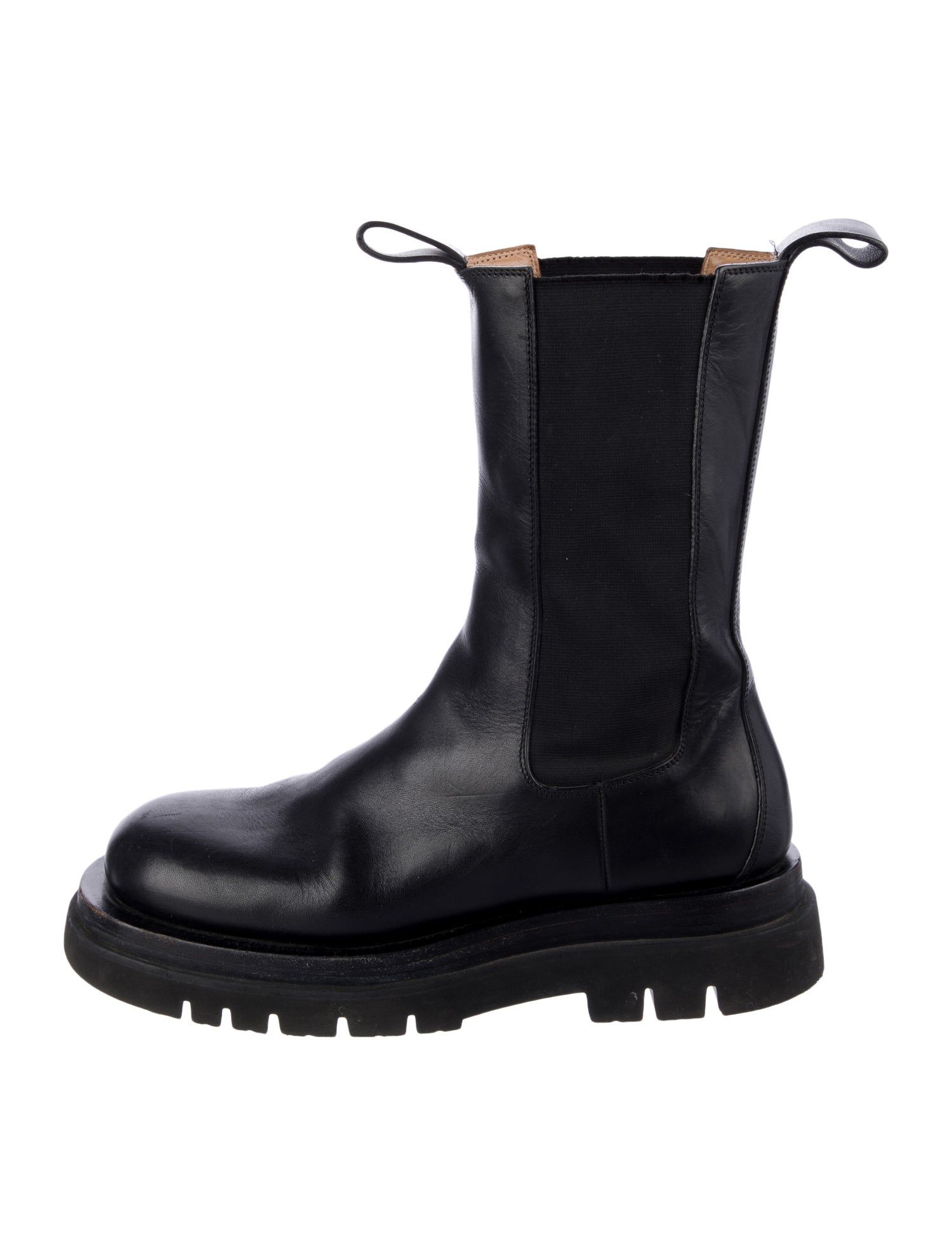 Bottega Veneta Leather Combat Boots