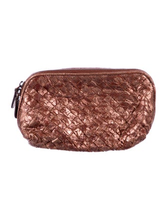 Bottega Veneta Quilted leather cosmetic bag