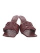 Bottega Veneta Intrecciato Weave Leather Slides