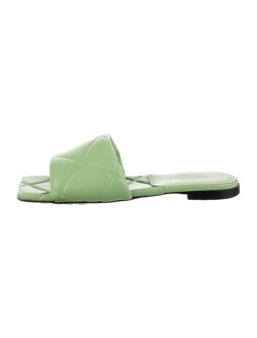Bottega Veneta Fettucce Leather Slides