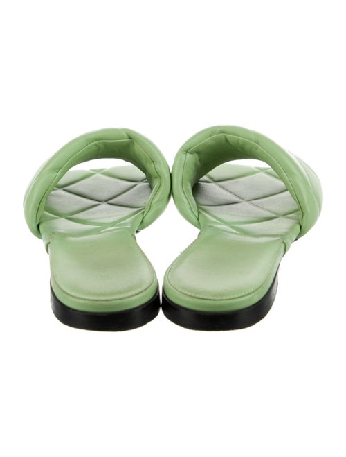 Bottega Veneta Fettucce Leather Slides