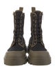 Bottega Veneta Canvas Lace-Up Boots