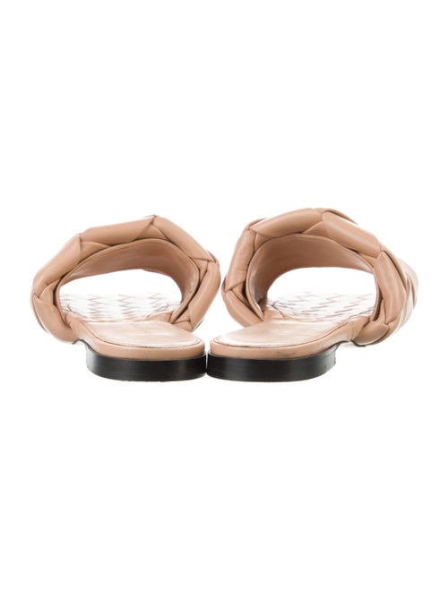 Bottega Veneta Intrecciato Weave Leather Slides