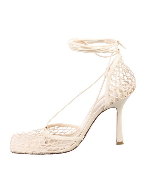 Bottega Veneta Mesh Mesh Accents Sandals