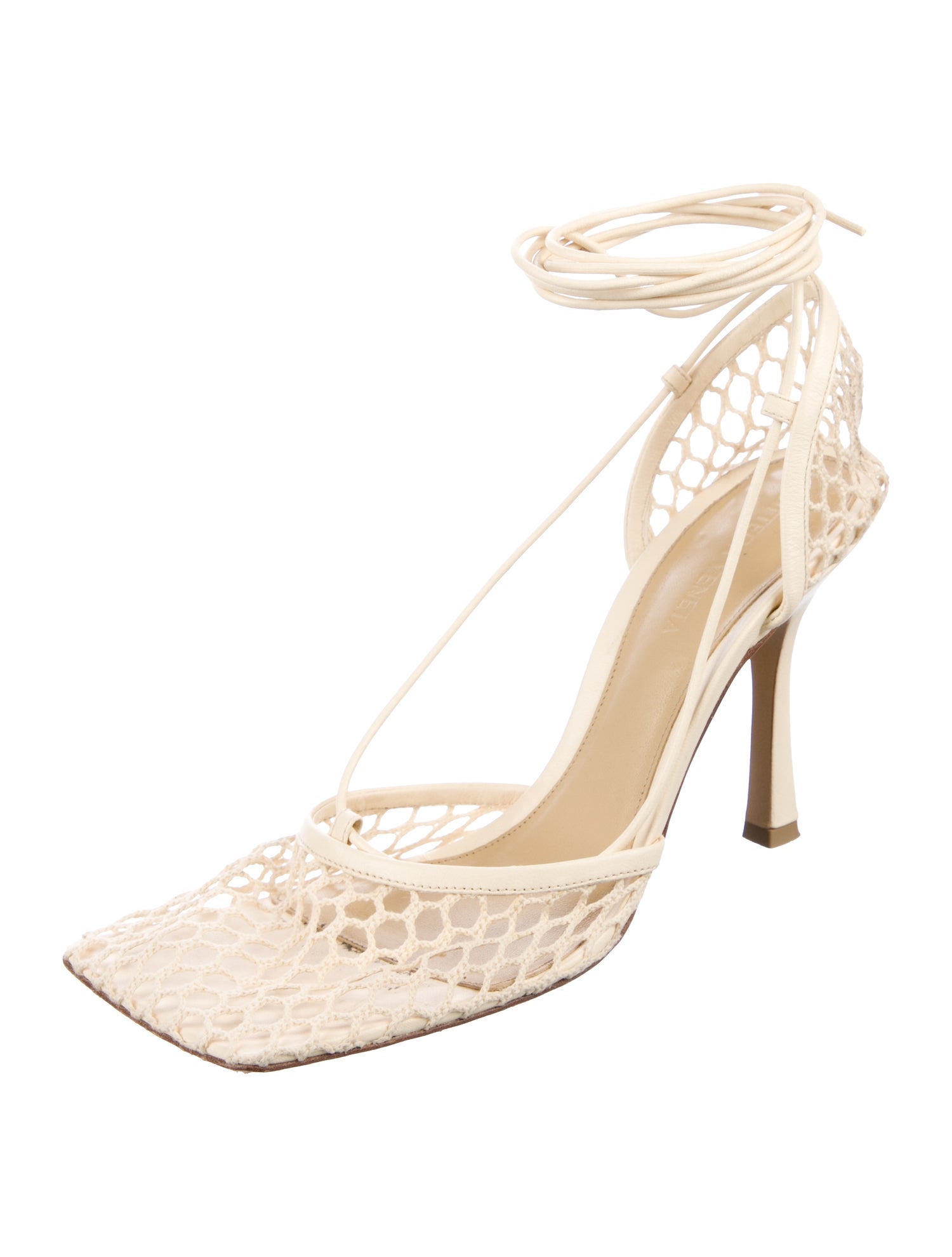 Bottega Veneta Mesh Mesh Accents Sandals