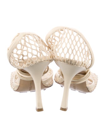 Bottega Veneta Mesh Mesh Accents Sandals