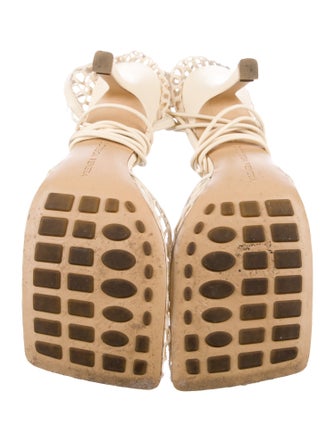 Bottega Veneta Mesh Mesh Accents Sandals