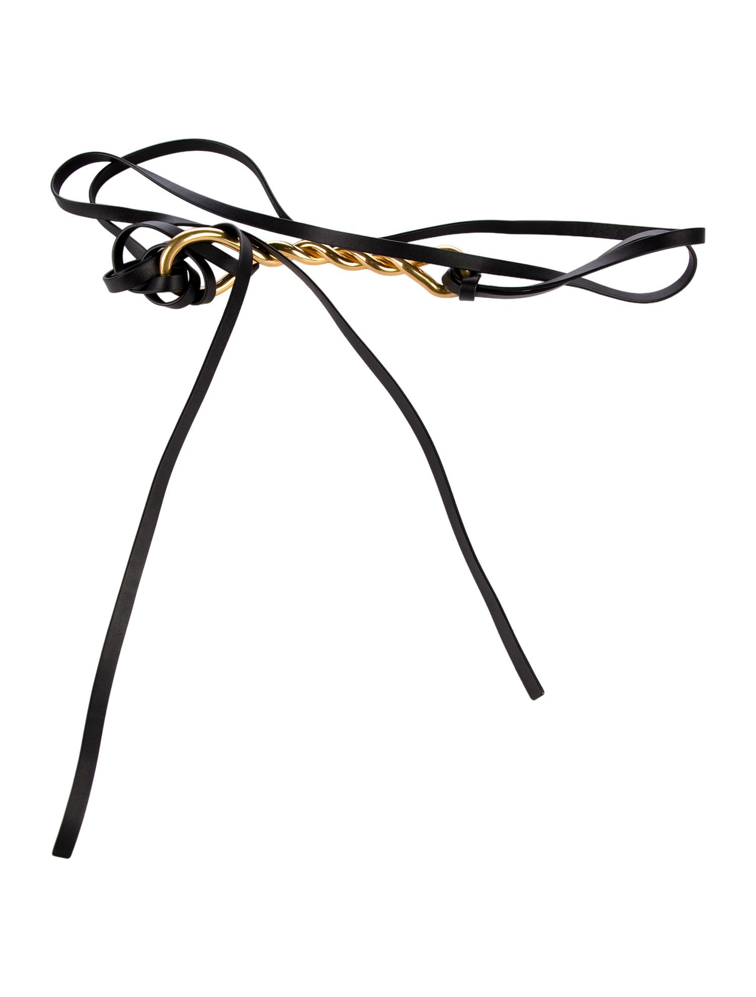 Bottega Veneta Skinny Leather Waist Belt