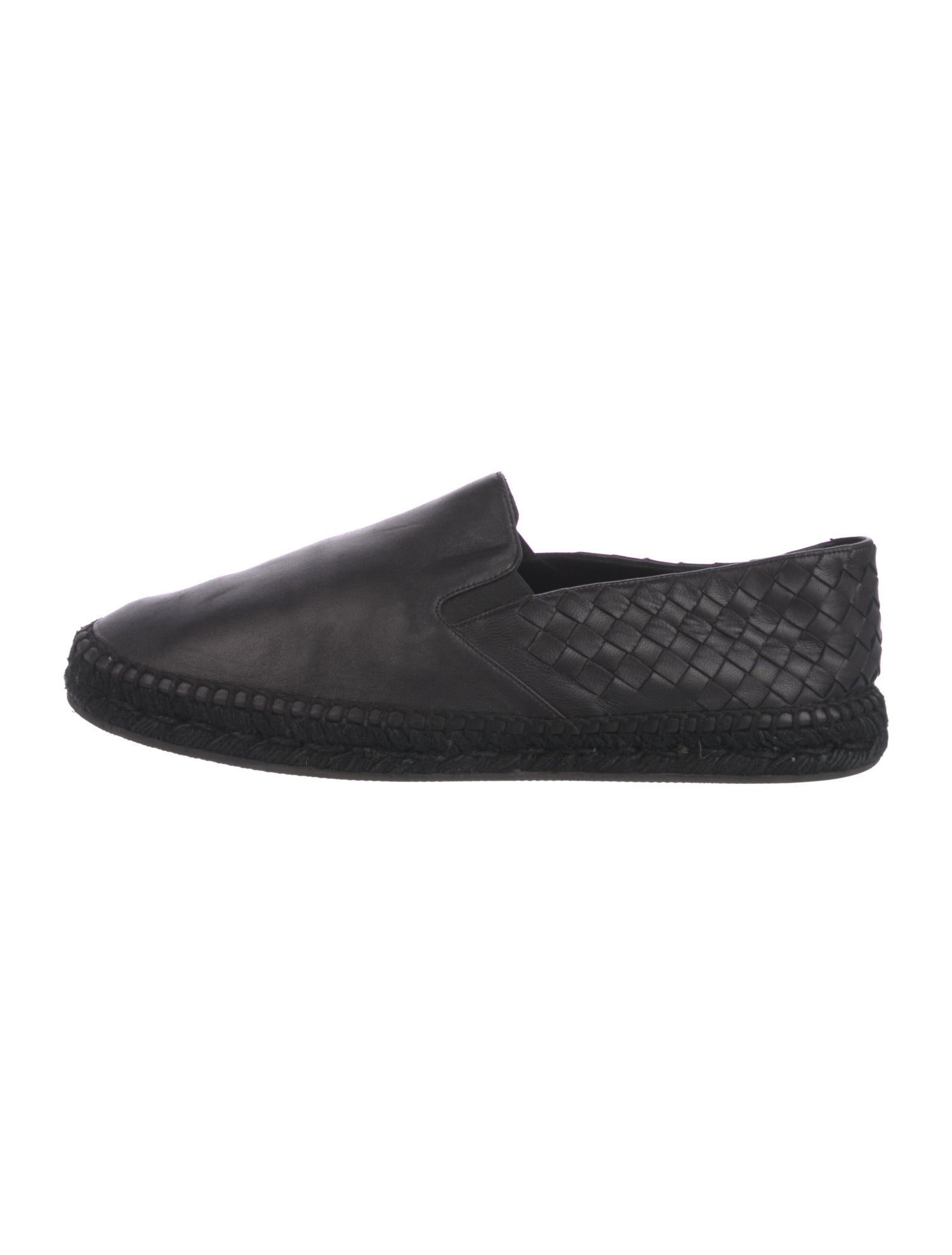 Bottega Veneta Intrecciato Weave Leather Loafers