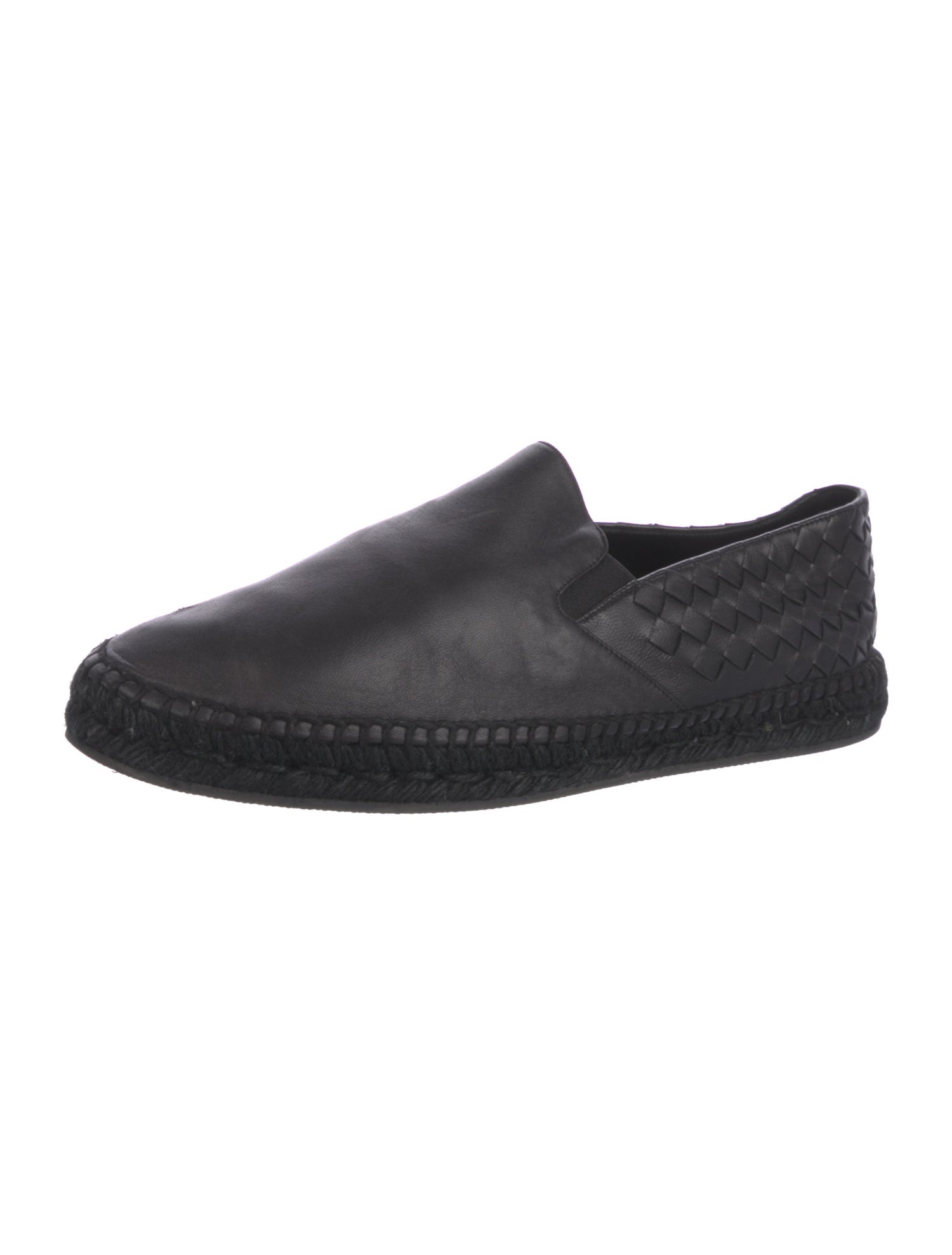 Bottega Veneta Intrecciato Weave Leather Loafers
