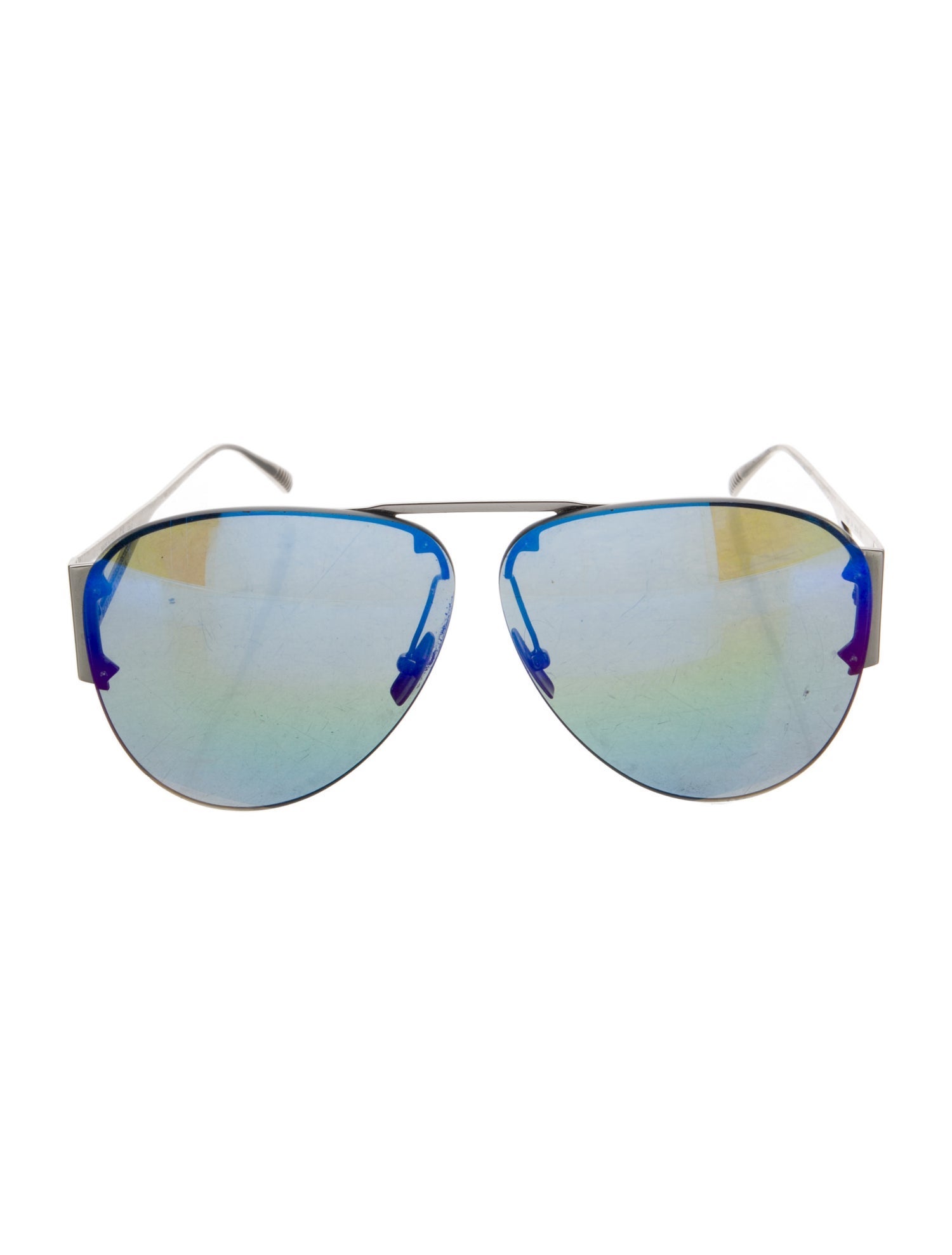 Bottega Veneta Aviator Mirrored Sunglasses