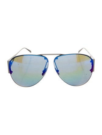 Bottega Veneta Aviator Mirrored Sunglasses