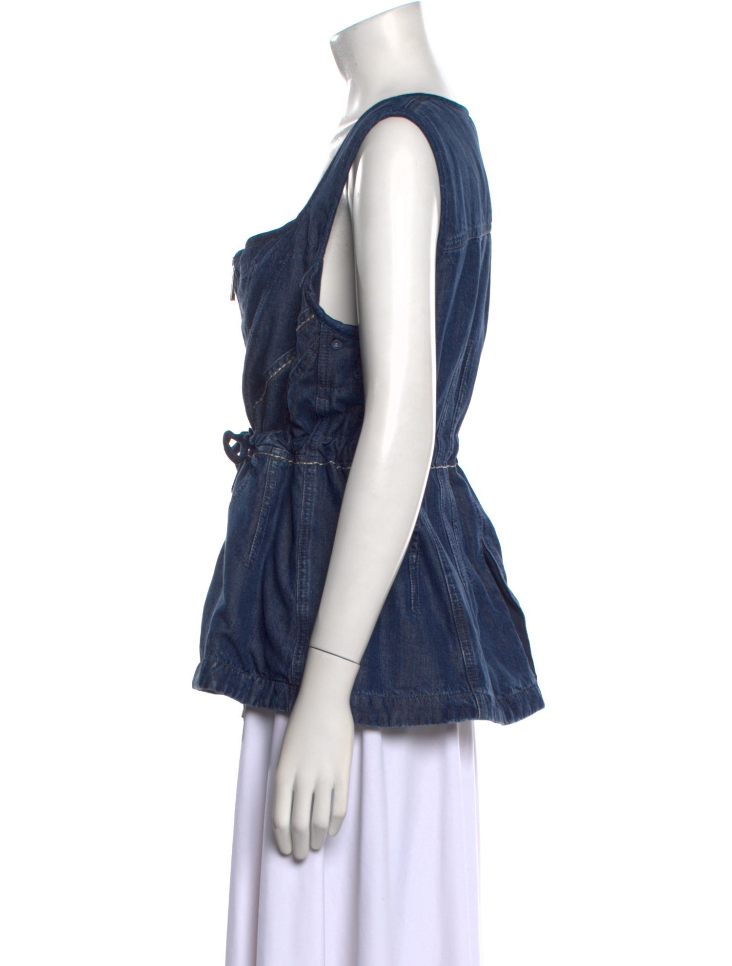 Bottega Veneta Square Neckline Sleeveless Top w/ Tags