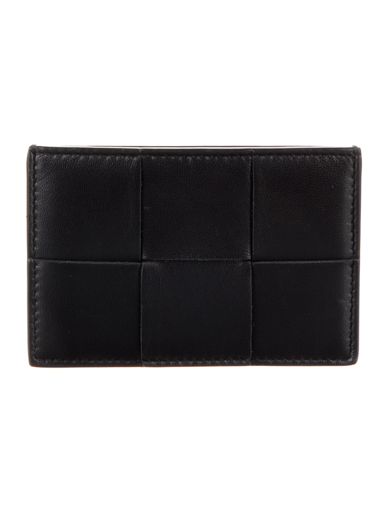 Bottega Veneta Intrecciato Weave Lambskin Card Holder