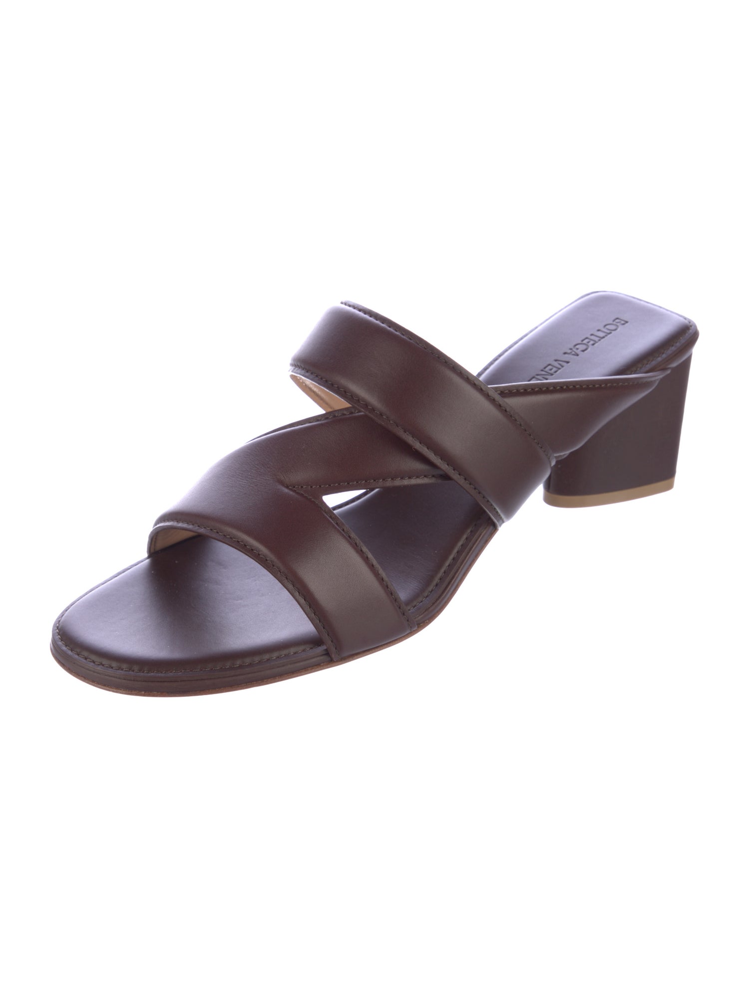 Bottega Veneta Leather Slides