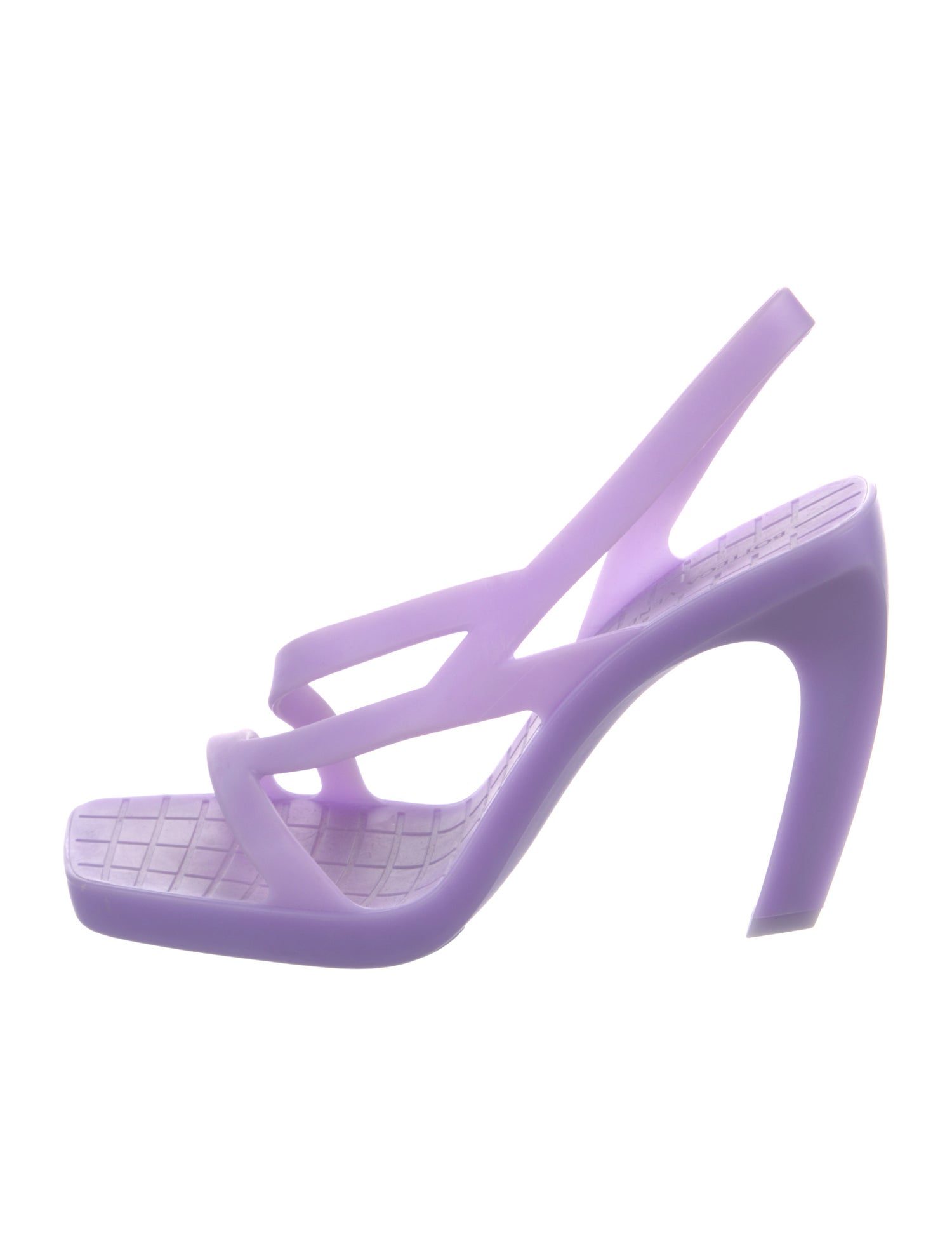 Bottega Veneta Rubber Slingback Sandals