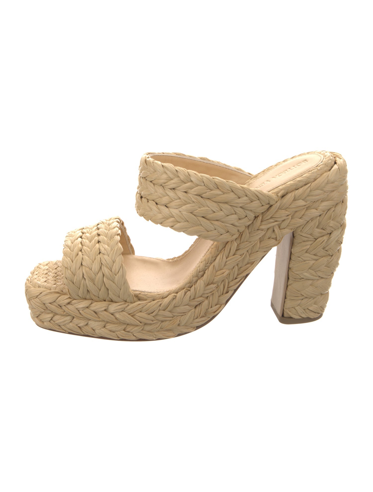 Bottega Veneta Straw Braided Accents Espadrilles
