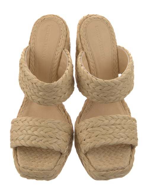 Bottega Veneta Straw Braided Accents Espadrilles