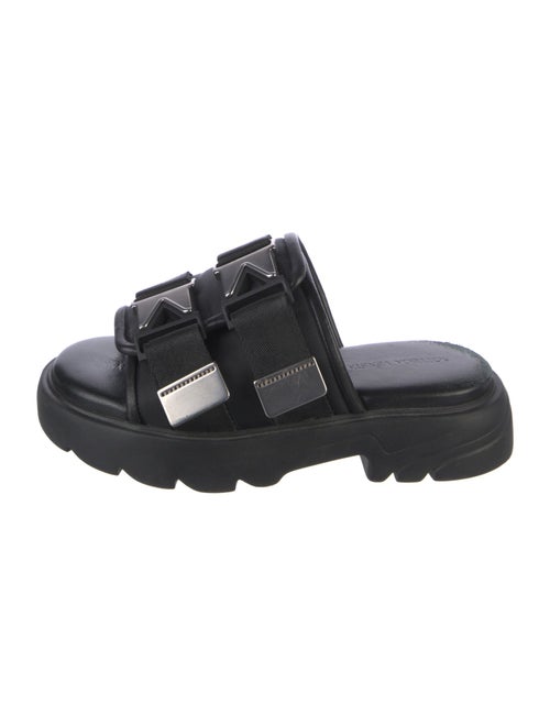 Bottega Veneta Leather Leather Trim Embellishment Slides
