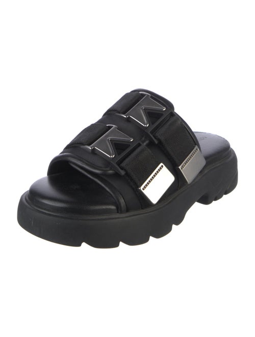 Bottega Veneta Leather Leather Trim Embellishment Slides