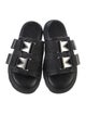 Bottega Veneta Leather Leather Trim Embellishment Slides