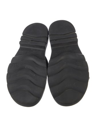 Bottega Veneta Leather Leather Trim Embellishment Slides