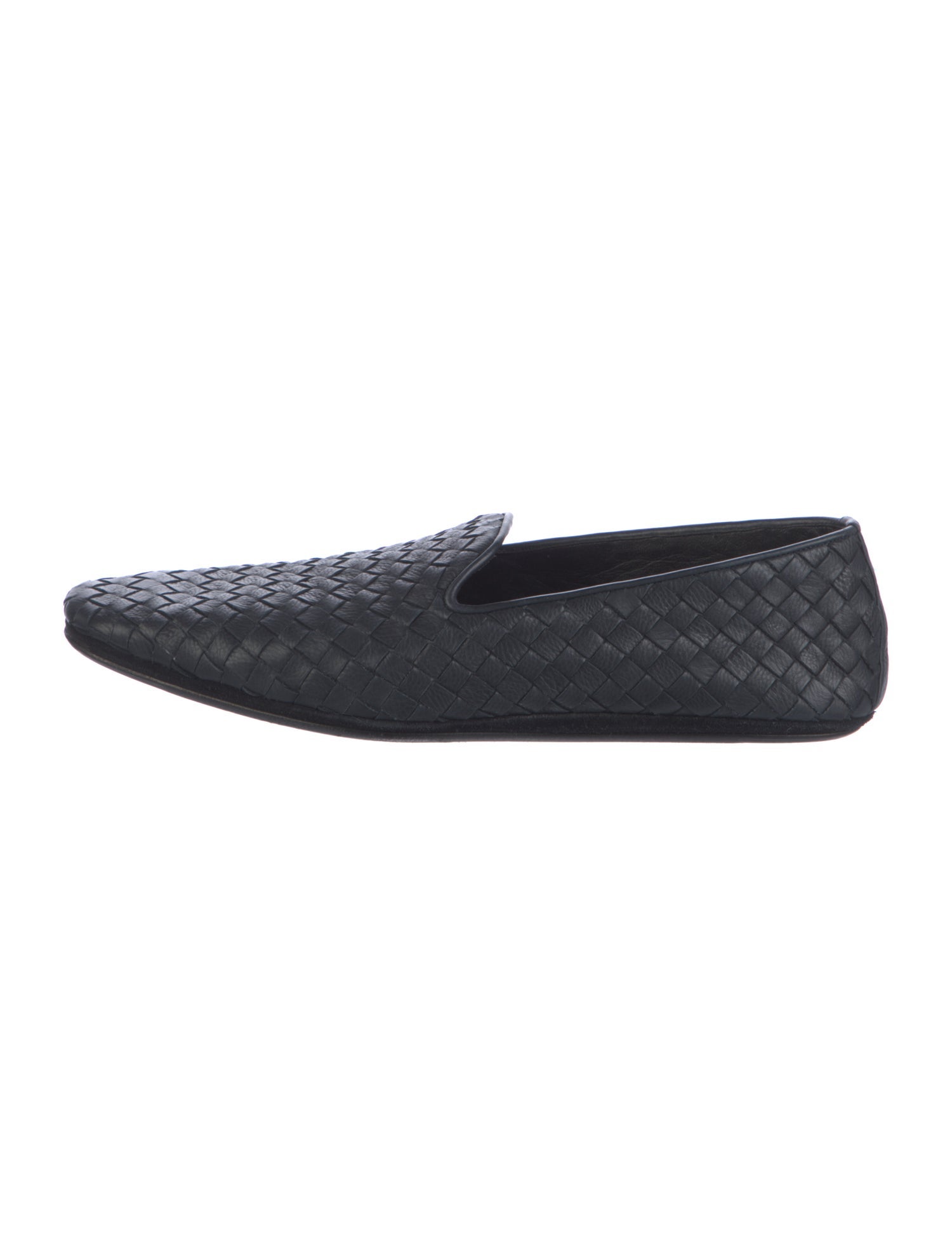 Bottega Veneta Intrecciato Weave Leather Loafers