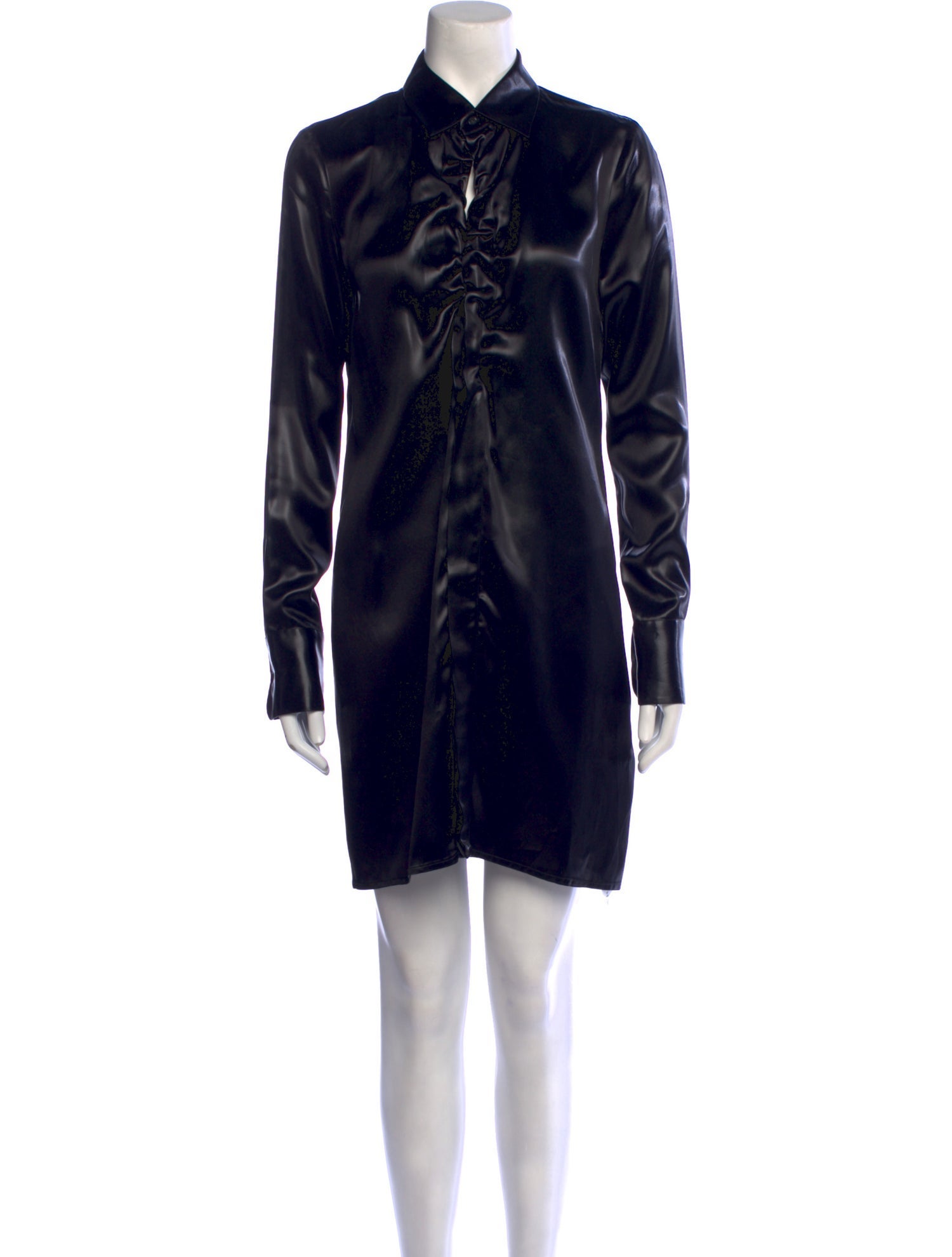 Bottega Veneta Mock Neck Mini Dress