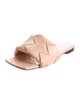 Bottega Veneta Intrecciato Weave Leather Slides