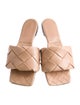 Bottega Veneta Intrecciato Weave Leather Slides