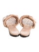 Bottega Veneta Intrecciato Weave Leather Slides
