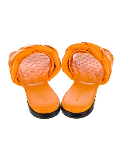 Bottega Veneta Intrecciato Weave Leather Slides