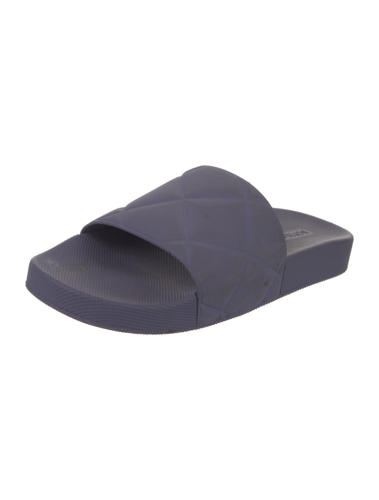 Bottega Veneta Quilted Pattern Rubber Slides