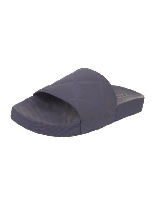 Bottega Veneta Quilted Pattern Rubber Slides