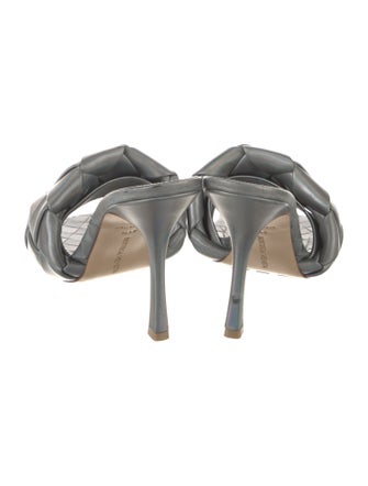 Bottega Veneta Intrecciato Weave Leather Slides