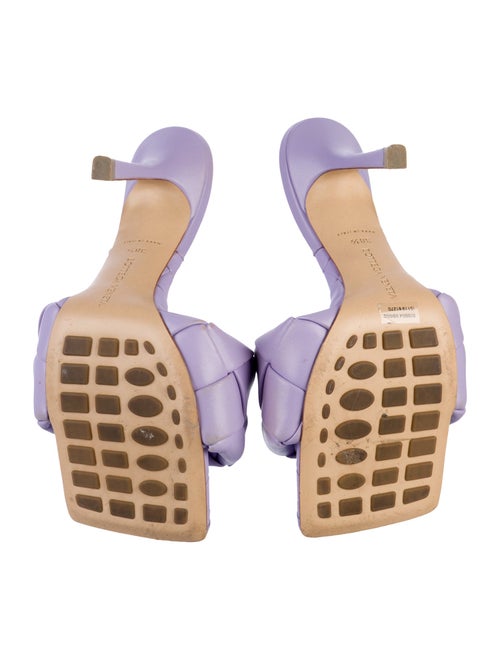 Bottega Veneta Intrecciato Weave Leather Slides