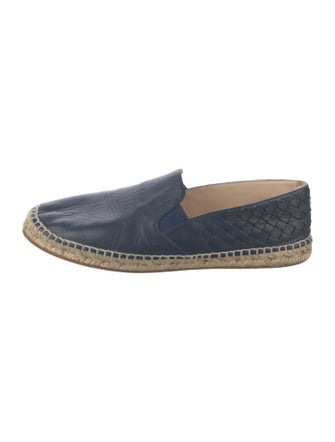 Bottega Veneta Intrecciato Weave Leather Espadrilles