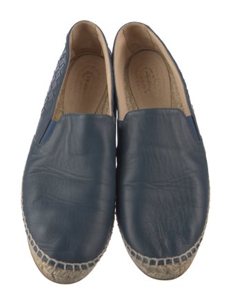 Bottega Veneta Intrecciato Weave Leather Espadrilles