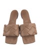 Bottega Veneta Intrecciato Weave Leather Slides